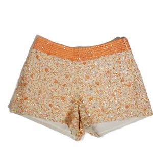 French Connection $198 Pink Orange Multicolor Sweet Mix Hot Pant Shorts 4